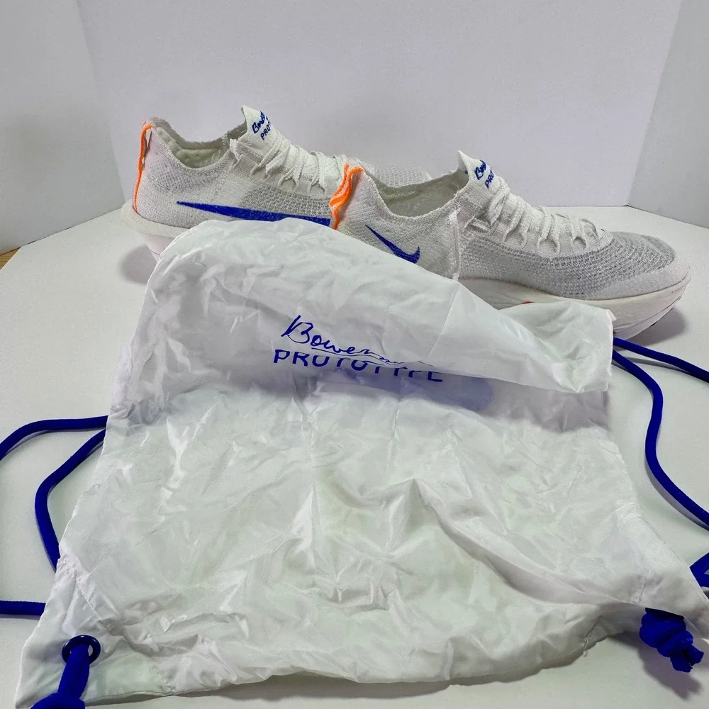 Nike Alphafly 3 Prototype Bowerman White‎ Blue Orange Running Shoes NWT 10.5